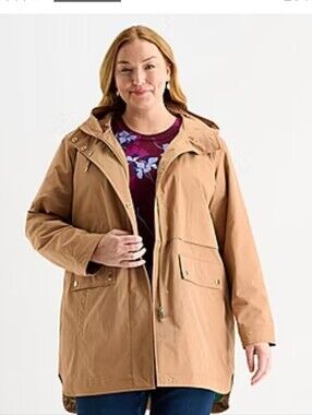 Liz Clairborne Womens Midweight Anorak Jacket XXL